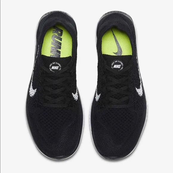 Nike Free RN Flyknit 2018 Running Shoes Black 942839-001 Women's Sizes - Picture 4 of 5